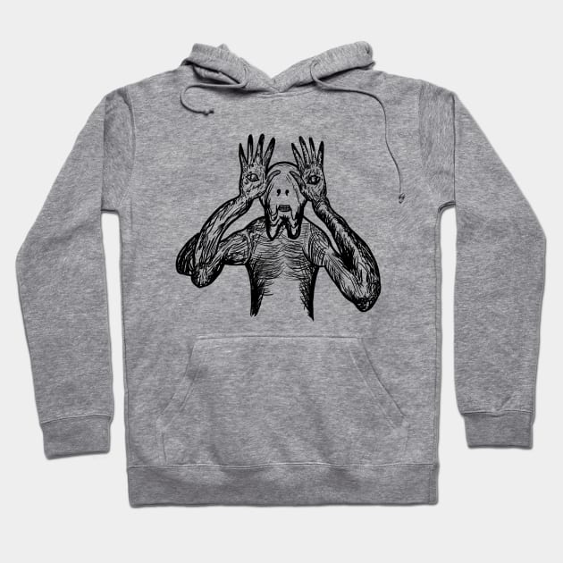 The Pale Man Pans Labyrinth Hoodie by Jamie Collins